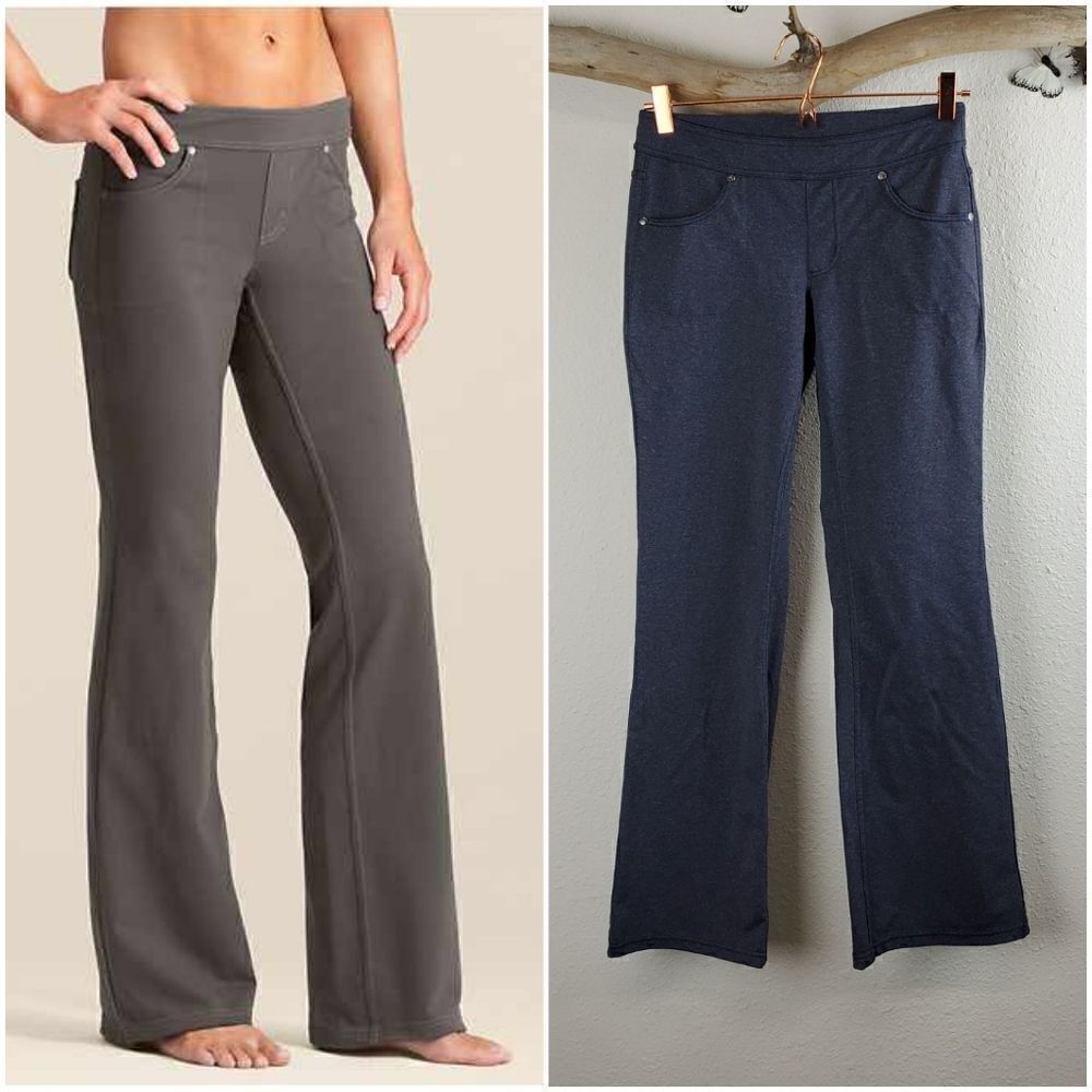 Athleta Bettona classic fit yoga pant gray